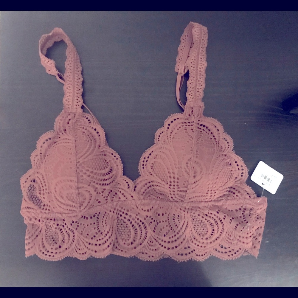 Mauve Lace Bralette
